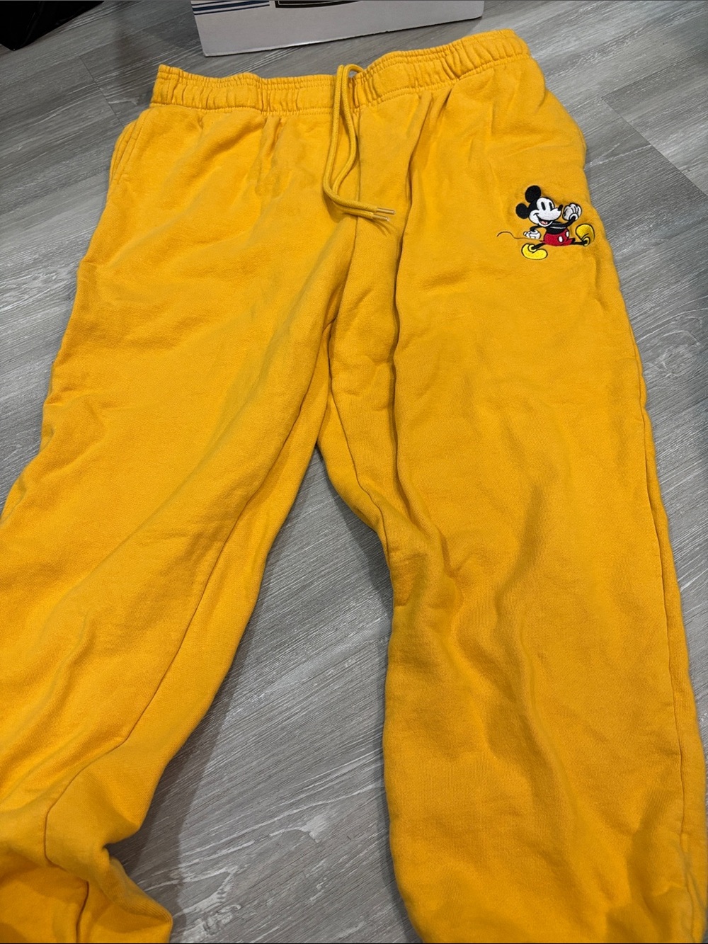 Disney Yellow Fleece Lounge Pants